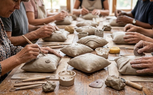 Workshop Keramiek: Fantasiekussentjes maken