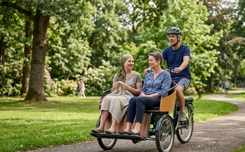 Fietsplezier met Riksja